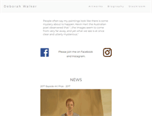 Tablet Screenshot of deborah-walker.com